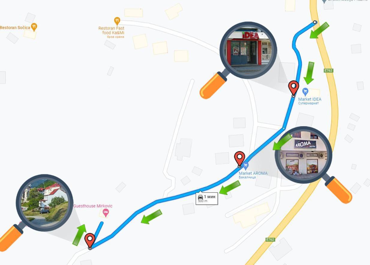 Guesthouse Mirkovic Pluzine Bagian luar foto